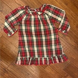 Sweet Dreams - Holiday Plaid Nightgown - Size 3